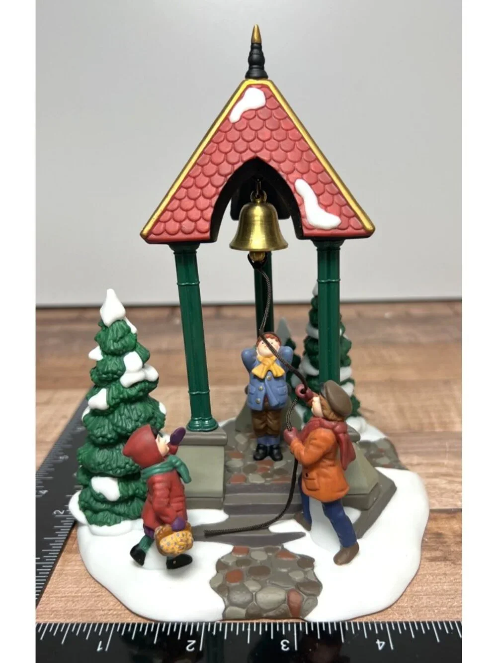 Dept 56 98711 Christmas Bell Gazebo Figurine Heritage Village